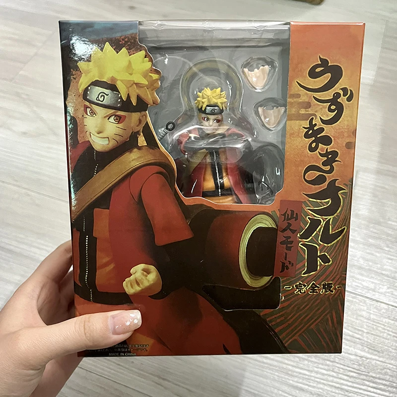 Anime uzumaki naruto figura shf modo de fadas dos desenhos