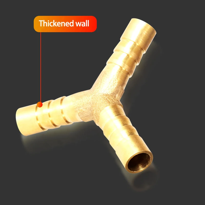 T X Y U Type Brass 4mm 6mm 8mm 10mm 12mm Splicer Pipe Fitting Hose Barb Copper Barbed Connector Joint Coupler Adapter pipe fitting water pipe fitting hose pipe fitting