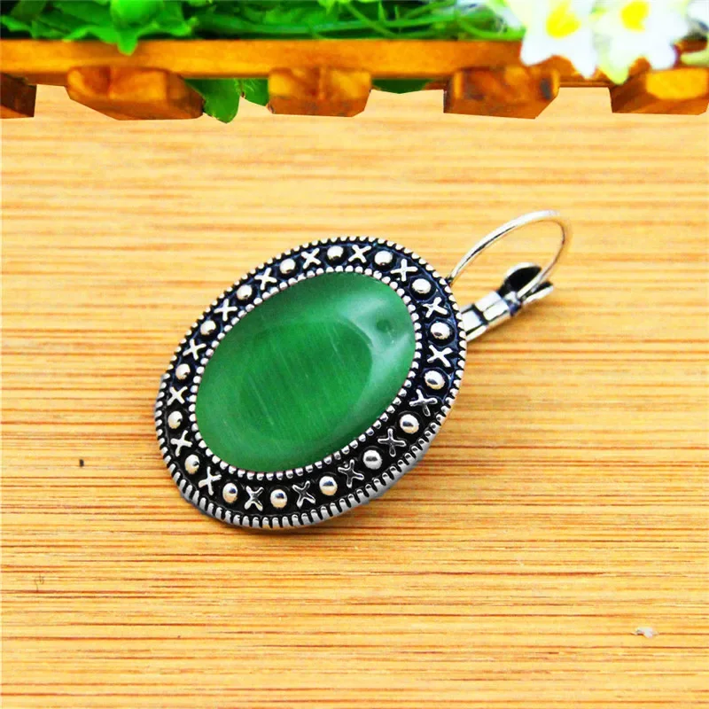 Opal Pendant Earrings For Women 3 Colors