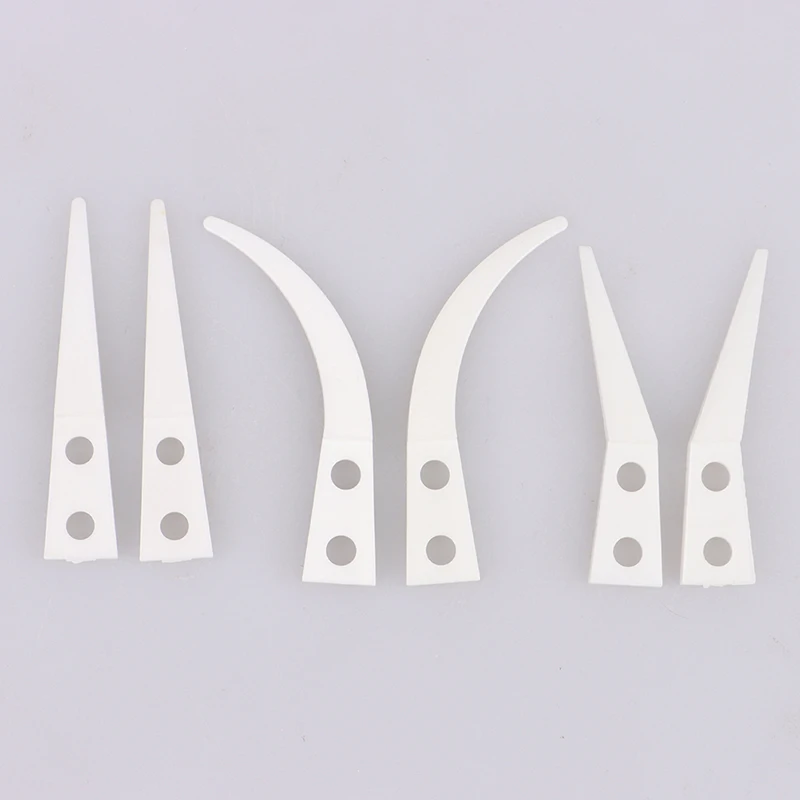2pcs Anti-Static Ceramic Tweezers Straight/Little Curved/Big Curved Industrial