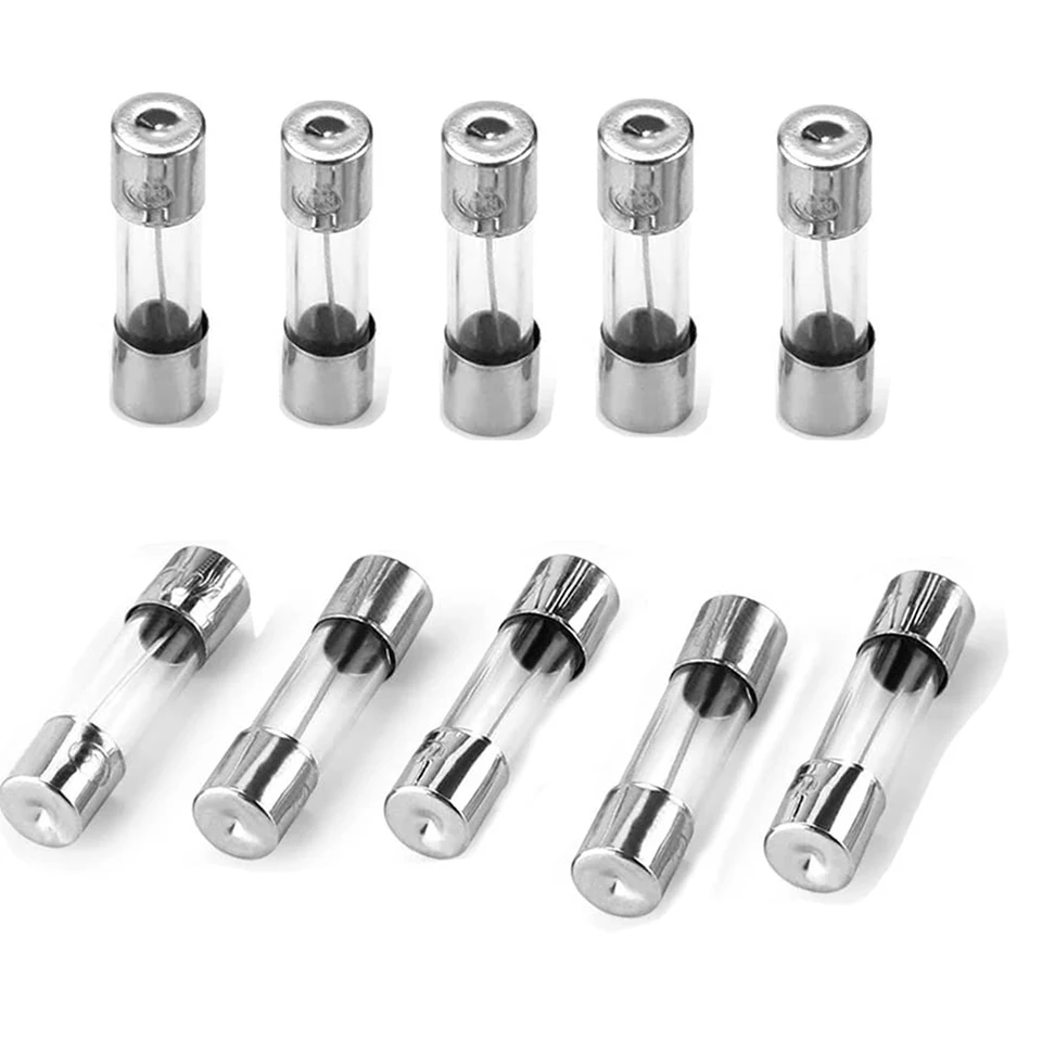 Kit De Fusibles De Tubo De Vidrio Quick Blow De 250 V, 0,5 A, 1,5 A, 2