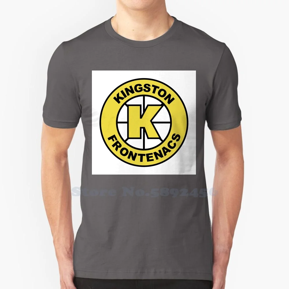 Уличная одежда с логотипом бренда Kingston Frontenacs, высококачественные футболки с графическим рисунком