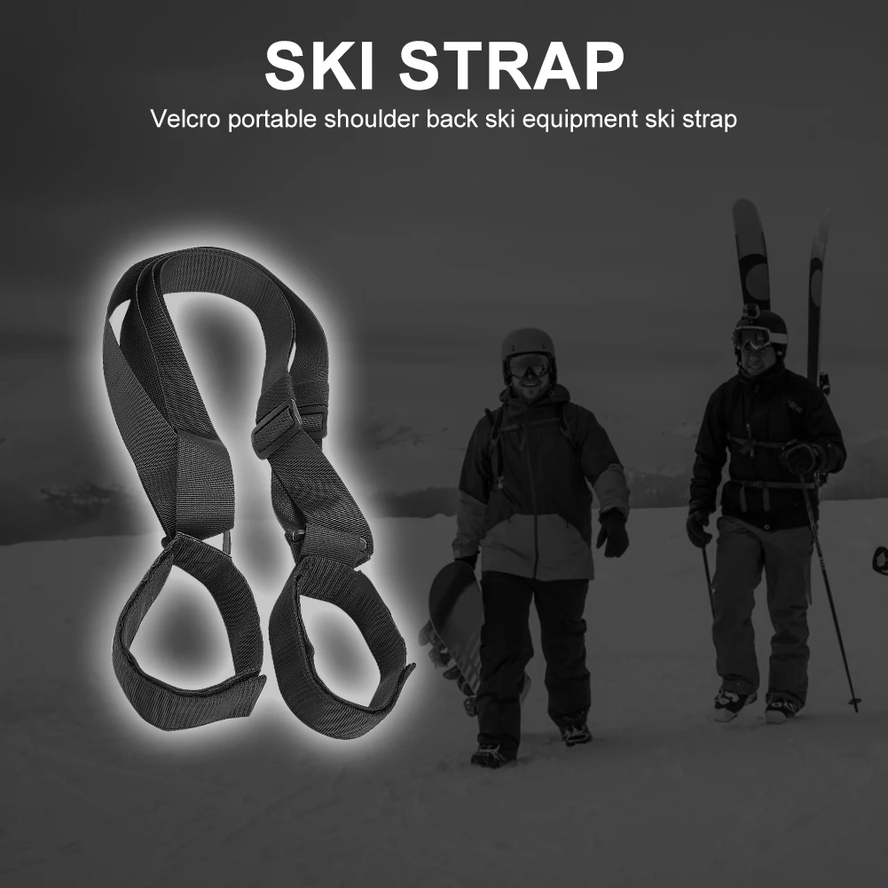 Snowboard Shoulder Carrier Backpack Strap Carry Belt Holder Ski Fixed Straps for Outdoor Exercise Sport Ornaments