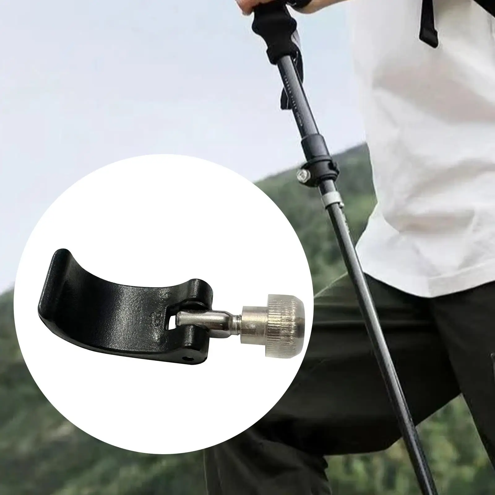 Walking Stick Locking Handle, Climbing Stick Pole, External Lock Parts, Trekking Walking Stick Locking Handle, Climbing Stick Pole, External Lock Parts, Trekking