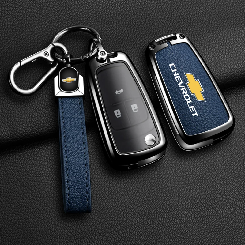 OFFCURVE For Chevy Key Fob Cover With Keychain,2018 Chevy Equinox Key Fob Protector,for Chevrolet 2016-2021 Chevy Equinox Malibu Camaro Cruze Blazer Traverse Trax,for Chevrolet ImpalaBlack Sliver - View #6
