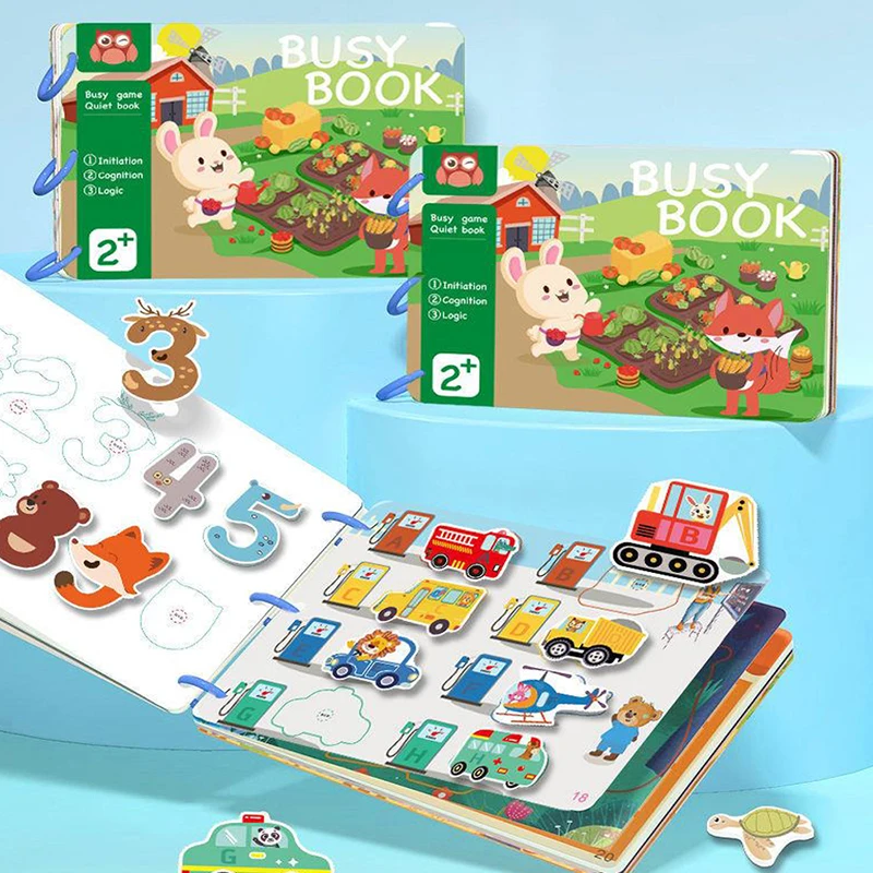 Preschool Learning Binder Toddler Busy Book  Preschool Montessori  Educational Toys - Montessori - Aliexpress