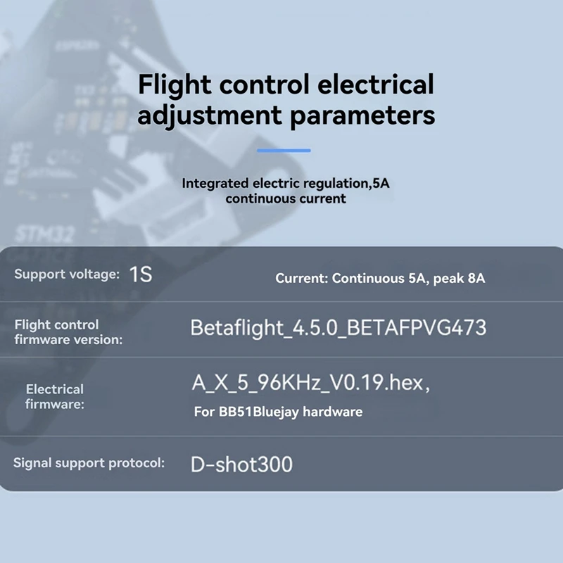Best-Matrix 1S Brushless 5-In-1 Flight Controller AIO Brushless Flight Controller Integrated ESC Accessories