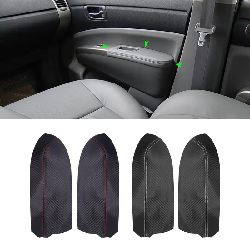 

Для Toyota Prius 2004, 2005, 2006, 2007, 2008, 2009, 2 шт., кожаная панель подлокотника передней двери, защитная отделка