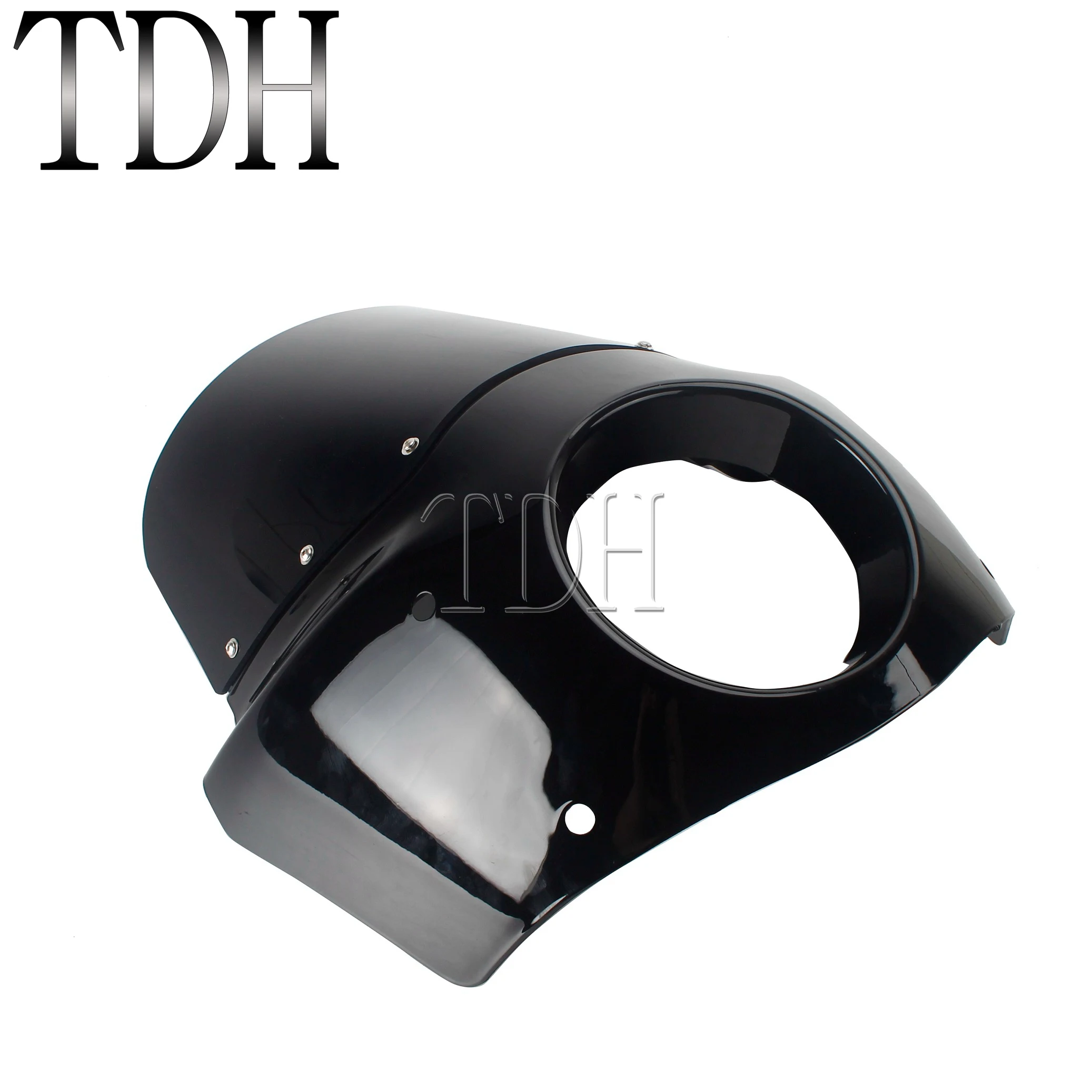 11"/15" Headlight Fairing for Harley Dyna Wide Glide EFI FXDWGI FXDWG 2006-Windshield W/ Bracket Kit