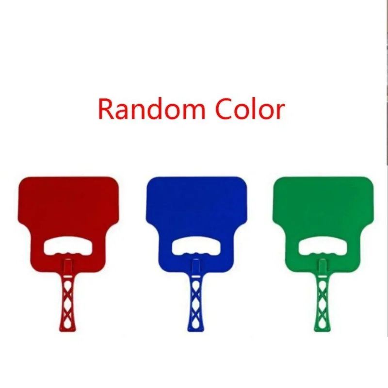 Plastic Heat Resistant Manual Barbecue Hand Fan Handheld Grill Fan Hand Crank Blower for Outdoor Camping BBQ Grill Tool
