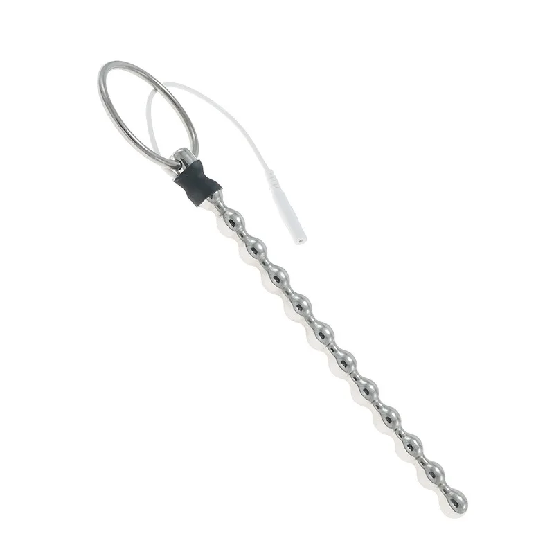 Electric Shock Masturbation Wand Pulse Massager Physical Therapy Urethral Catheter Sounds Dilator Delay Ejaculation Cock Ring