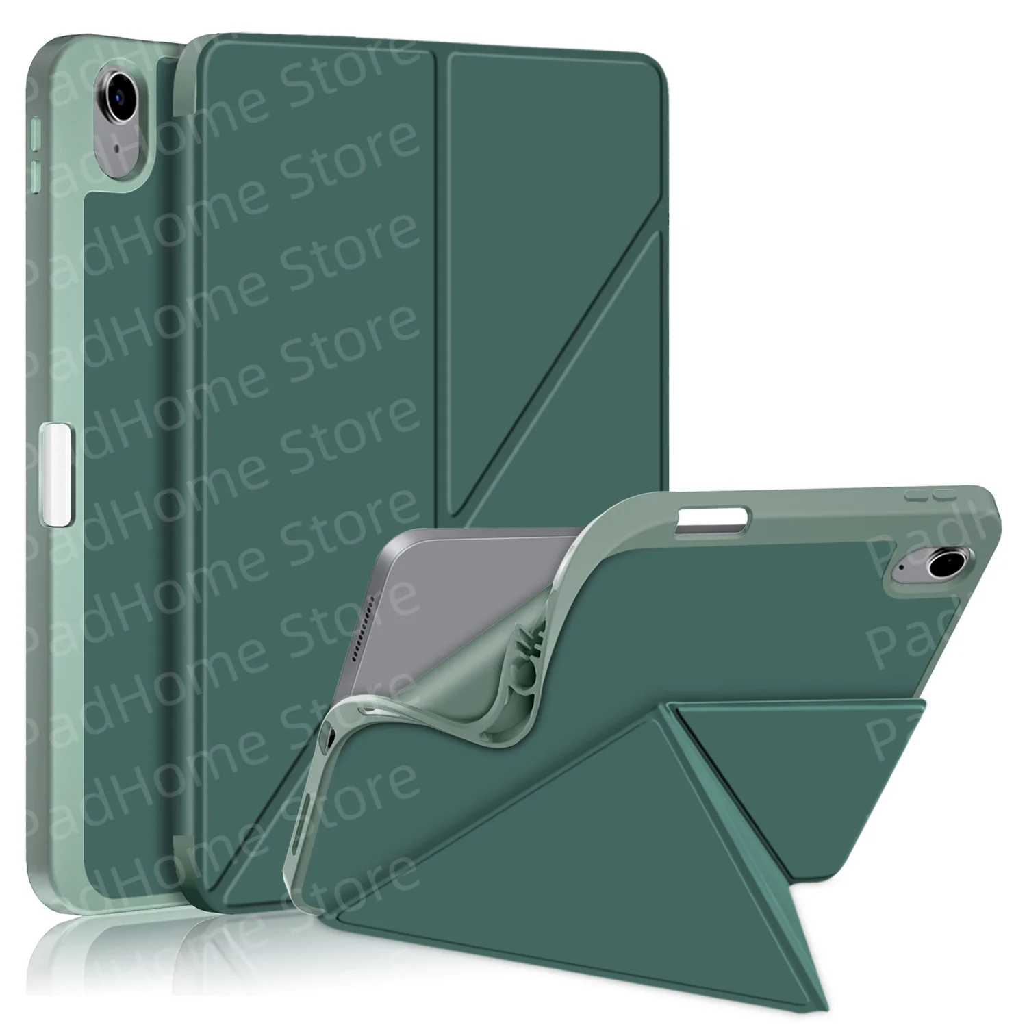 Magnetic Deformation Stand Tablet Case with Pencil Holder, iPad 10.9in 2022
