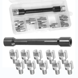 High Quality Steel Motorcycle Spoke Spanner Wrench Motorcycle Dirt Bike Wheel Rim Tool With Storage Box