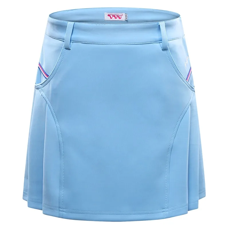 TTYGJ Golf Women's Skirt Sports Anti Glare Fashionable Casual Versatile Tennis Running Quick Drying Skirt