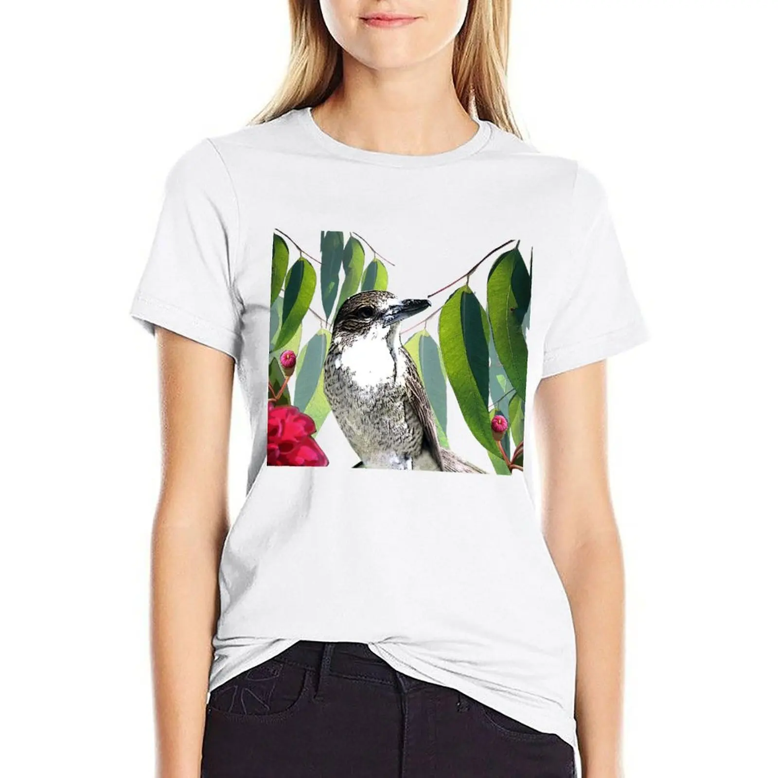 

The Pied Butcherbird T-shirt summer clothes Aesthetic clothing aesthetic clothes clothes for Women