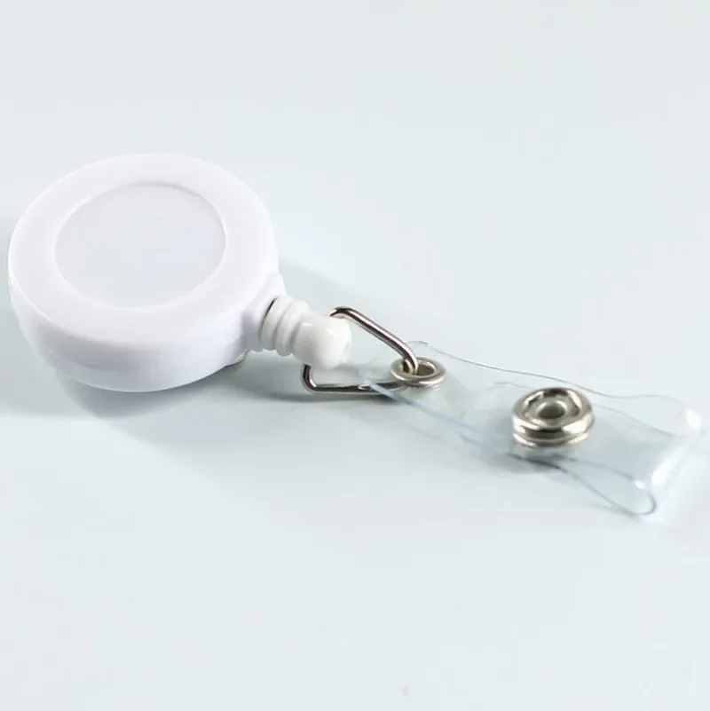 1 Set Retractable Ski Pass ID Card Badge Holder Name Tag Card Holders For School Office Company Nurse Accessories