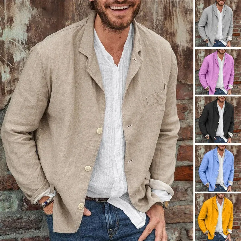 

Long Sleeve Jackets Shirts for Men Casual Loose Autumn Winter Spring Men's Blouse Streetwear Large Size 3xl