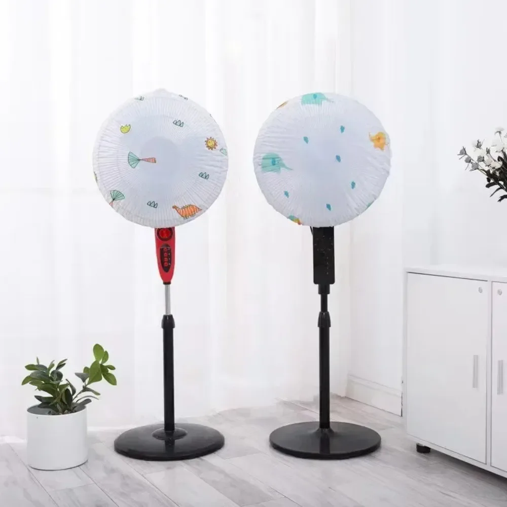 Two Style Washable Fan Sleeve Waterproof Dustproof Protective Standing Round Electric Fan Cover for Pedestal Stand Floor fan cover