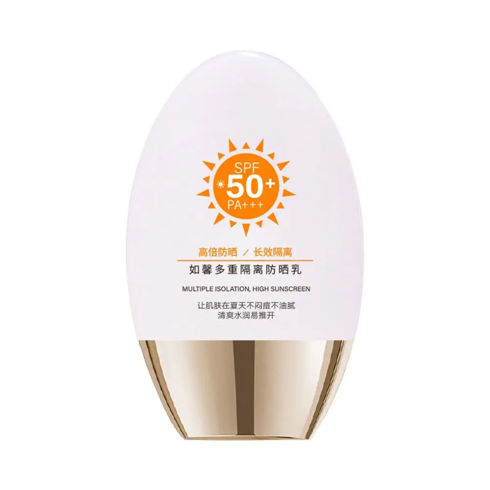 Sunscreen Refreshing Oil Control Facial Sunscreen SPF50+ UVB UVA Effective Isolates Ultraviolet Rays Protects 50g