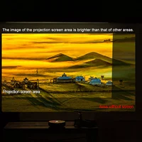 60 70 80 100 120in HD Projector Screen 16:9 Frameless Video Projection Screen Foldable Wall Mounted for Home Office Grey screen - Image 6