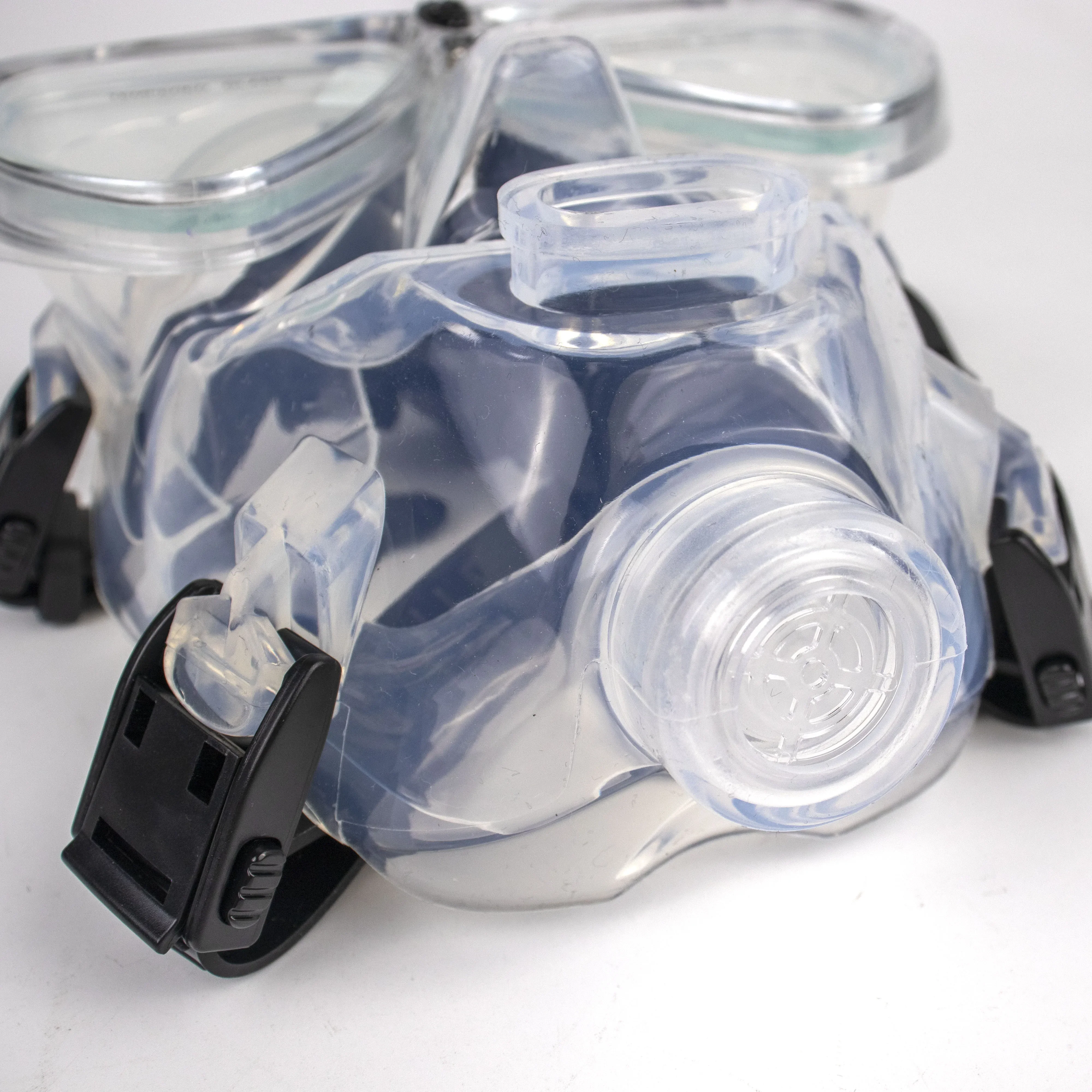 Anti Fog Silicone Dive Equipment Tempered Glass Full Face Diving Mask Scuba Diving Mask with Second Stage and Waterproof Case