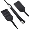 Enhance Pain Stainless steel Spikes 52CM Long PU Leather Spanking Paddle Slapper Whip for Horse Training 4