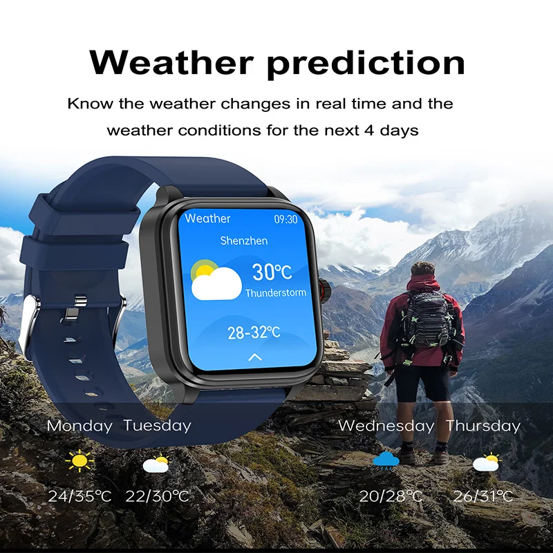 2026 Health Smart Watch Heart Rate Blood Oxygen Blood Pressure Monitoring Bluetooth Call IP67 GPS Track Tracking Smartwatches 5