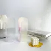 Acrylic vase 3D Geometry Acrylic Flower Pot Nordic Flower Wave Shape Not Fragile Flower  Holder Home Decorat 3