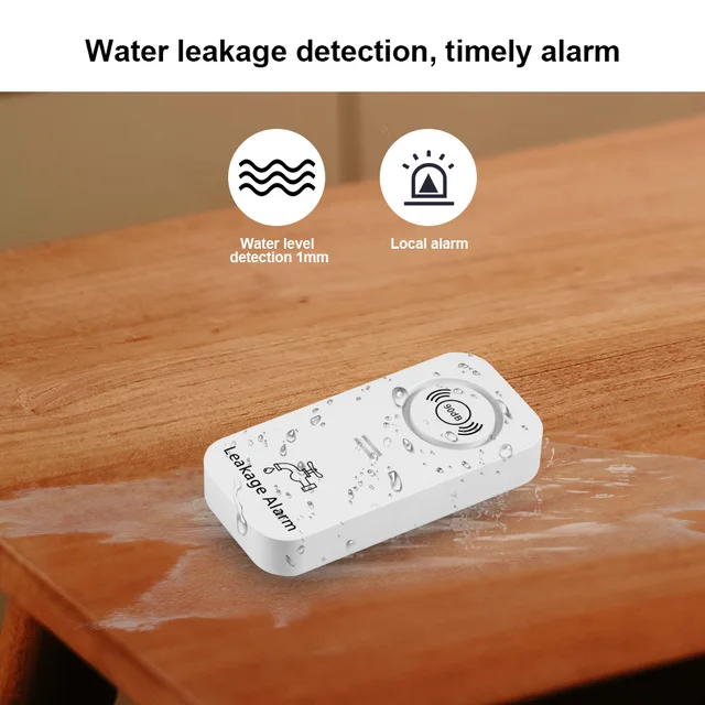 KERUI Wireless Water Sensor 90db Alarm Water Leak Detector Leak Alert Monitoring of Leaks Sensitive Leak and Drip Alarm For Home 2