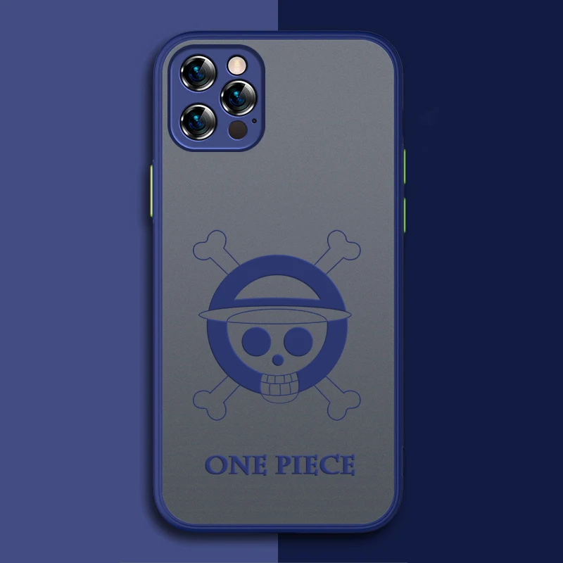 Anime One Piece Hard PC Case for iPhone 13 12 11 Pro Max mini XR XS X 8 7 6S Plus SE 2020 2022 Lens Protector Bumber Back Cover iphone 13 pro max leather case iPhone 13 Pro Max