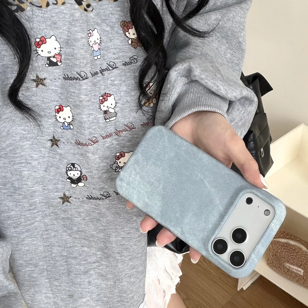 Trendy Fashion Durable Shockproof Denim Phone Case