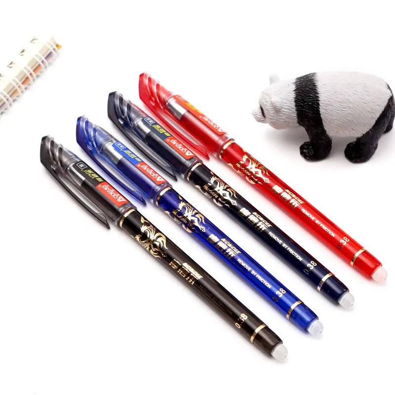 Gel Pens 23 PCS Erasable Gel Pen Set Ballpoint Pens Rod 0.5mm Muti-Colors Ink Washable Handle Stationery School Office Writing Supplies