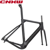 Carbon Gravel Bike Frame Thru Axle 142mm 5
