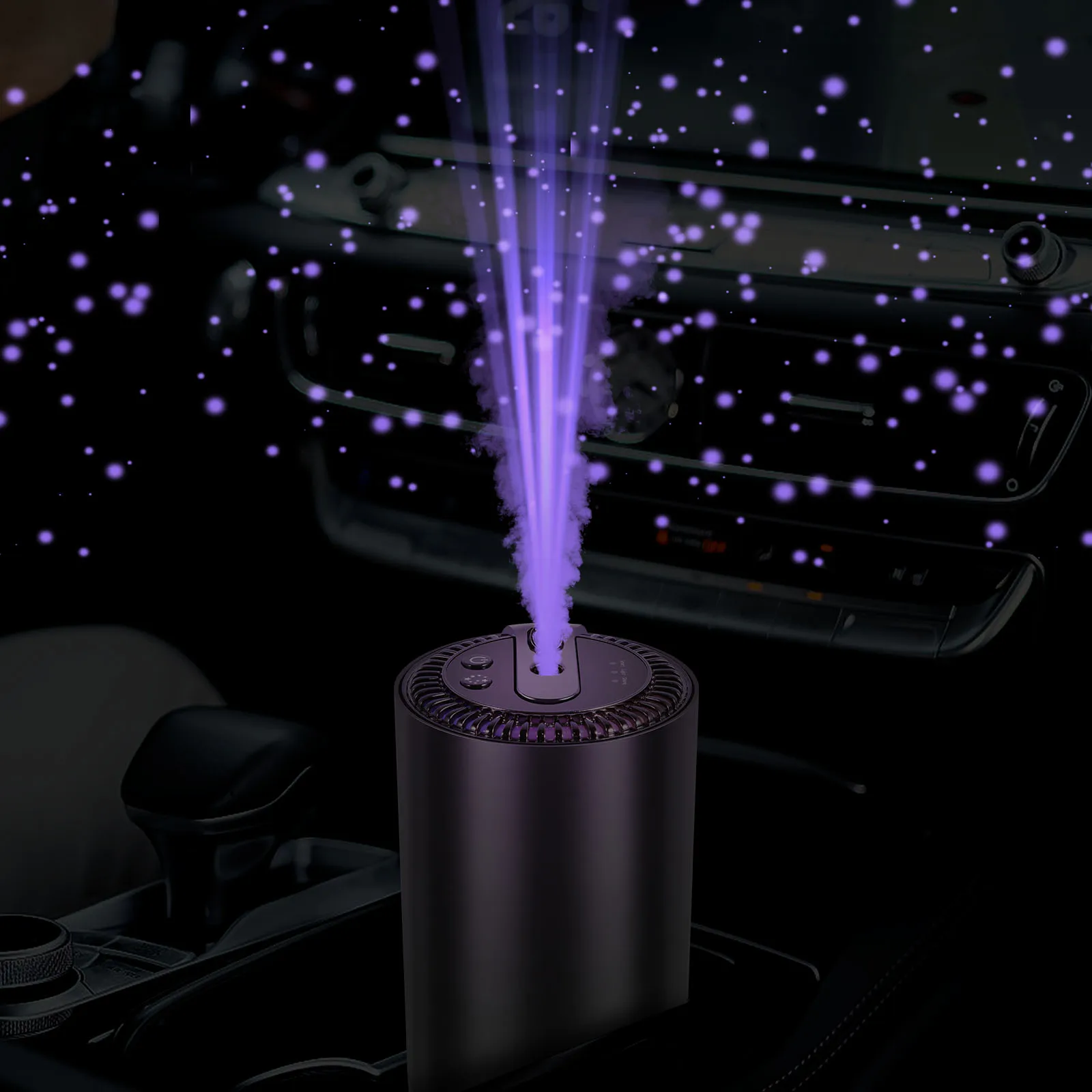 Car Mounted Fragrance Diffusers USB Car Air Freshener Fragrance Ornament Diffusers for Essential Oil Smart Accessories