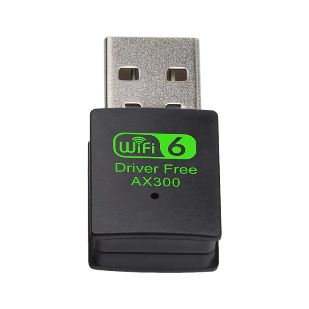 AX300 WiFi 6 USB 어댑터 300Mbps 2.4GHz 802.11ax 무선 네트워크 카드 드라이버 무료 플러그 앤 플레이 Windows 7/10/11 AP 모드용