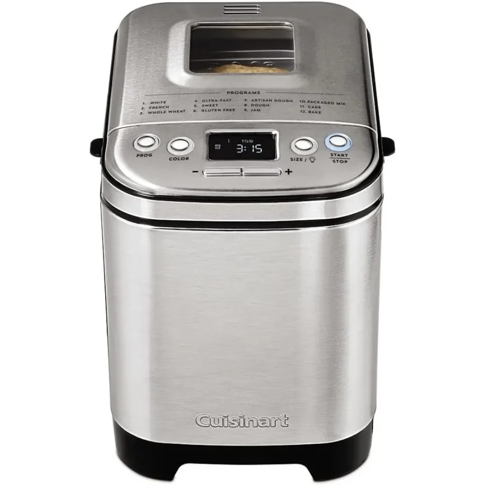 Compact Automatic Bread Maker with Custom Settings