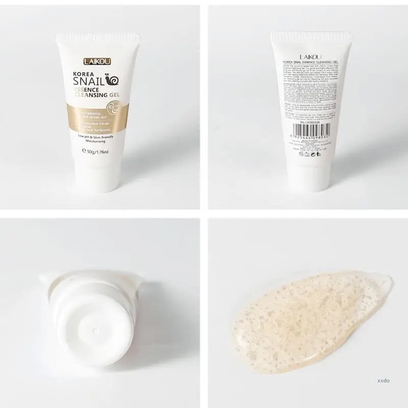 Snails Mucin Gel Cleanser 50g Rich Daily Deep Cleansing Gel for Dry & Sensitive Snails Essence Cleansing Gifts facial cleanser