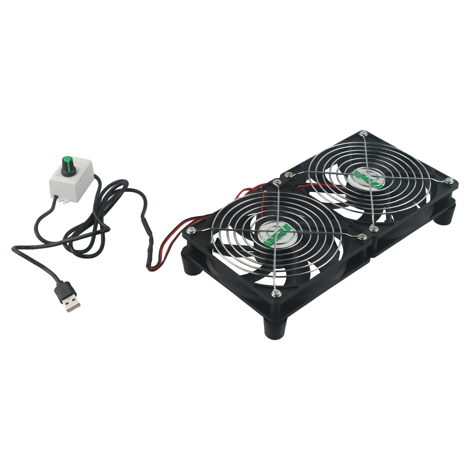 5V 냉각팬 저소음 고속팬 가정용 실내용 12cm USB 전원 메쉬 패드 100cm 전원 코드 5V 저전압