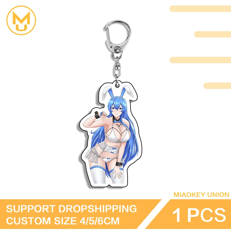 Esdeath 매혹적인 고양이 소녀 열쇠 고리 남여 뜨거운 판매 경량 Edgy 의상 쥬얼리 학교 장난감 취미에 적합