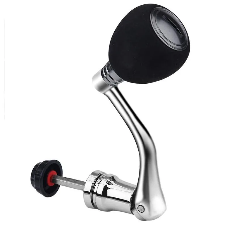 PATIKIL Metal Fishing Reel Handle Knob Replacement – All-Metal Power Handle For S/D Fishing Reels, Includes Bearings & Gaskets