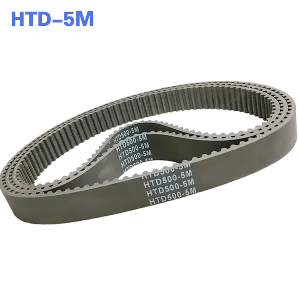 

HTD-5M 1190mm-1305mm Pitch 5mm Timing Pulley Belt Close Loop Rubber Timing Belts Width 25mm Synchronous Belt