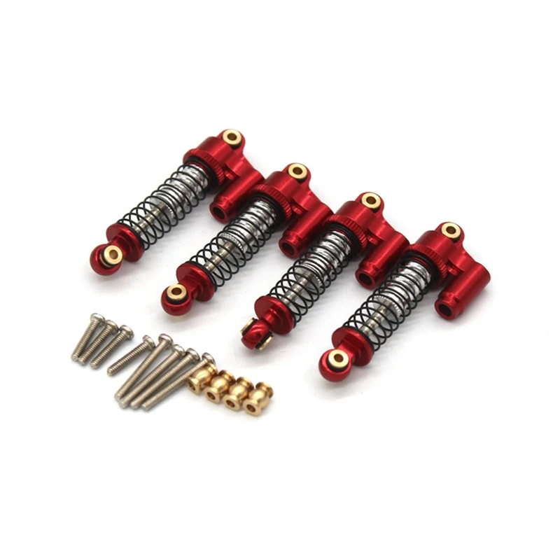 

1 Set Hydraulic Shock Absorber For FMS 1/18 Watchman FJ Kuluze Red Rabbit Desert Storm Remote Control Car Red