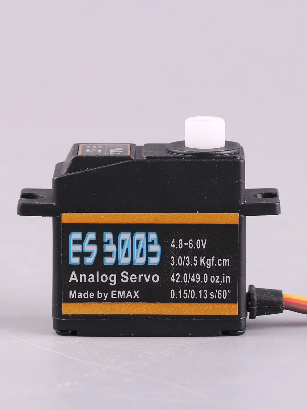 EMAX ES3003 17g 4,8 V-6,0 V металлическая Шестерня Аналоговый сервопривод совместимый с Futaba JR для радиоуправляемых вертолетов аксессуары