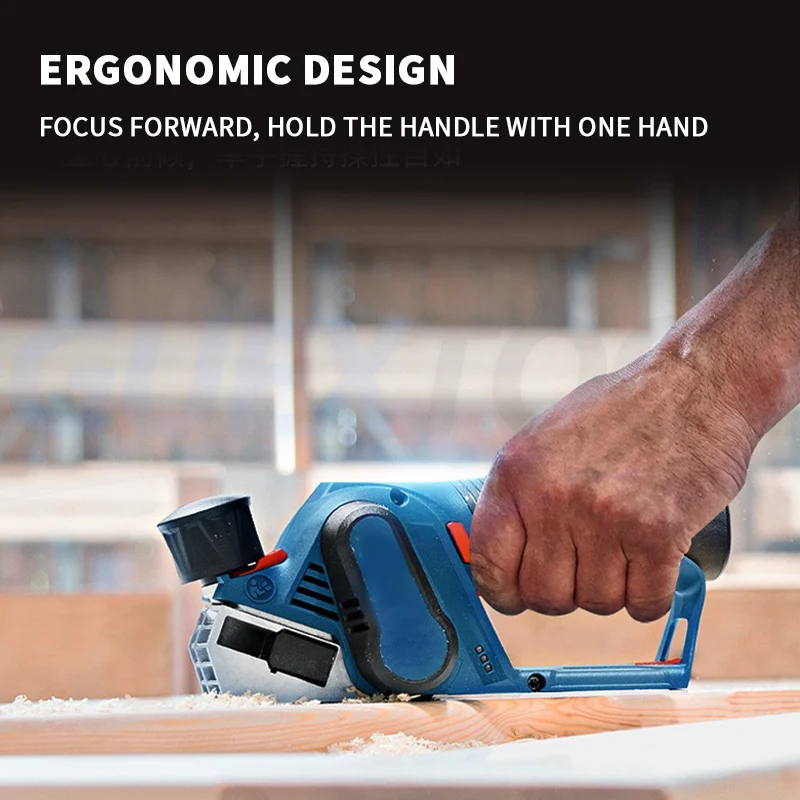 Brushless Electric Planer Cordless Woodworking Planing Machine Furniture Cutting Tool Lithium Battery Rechargeable Trimmer Tools 3