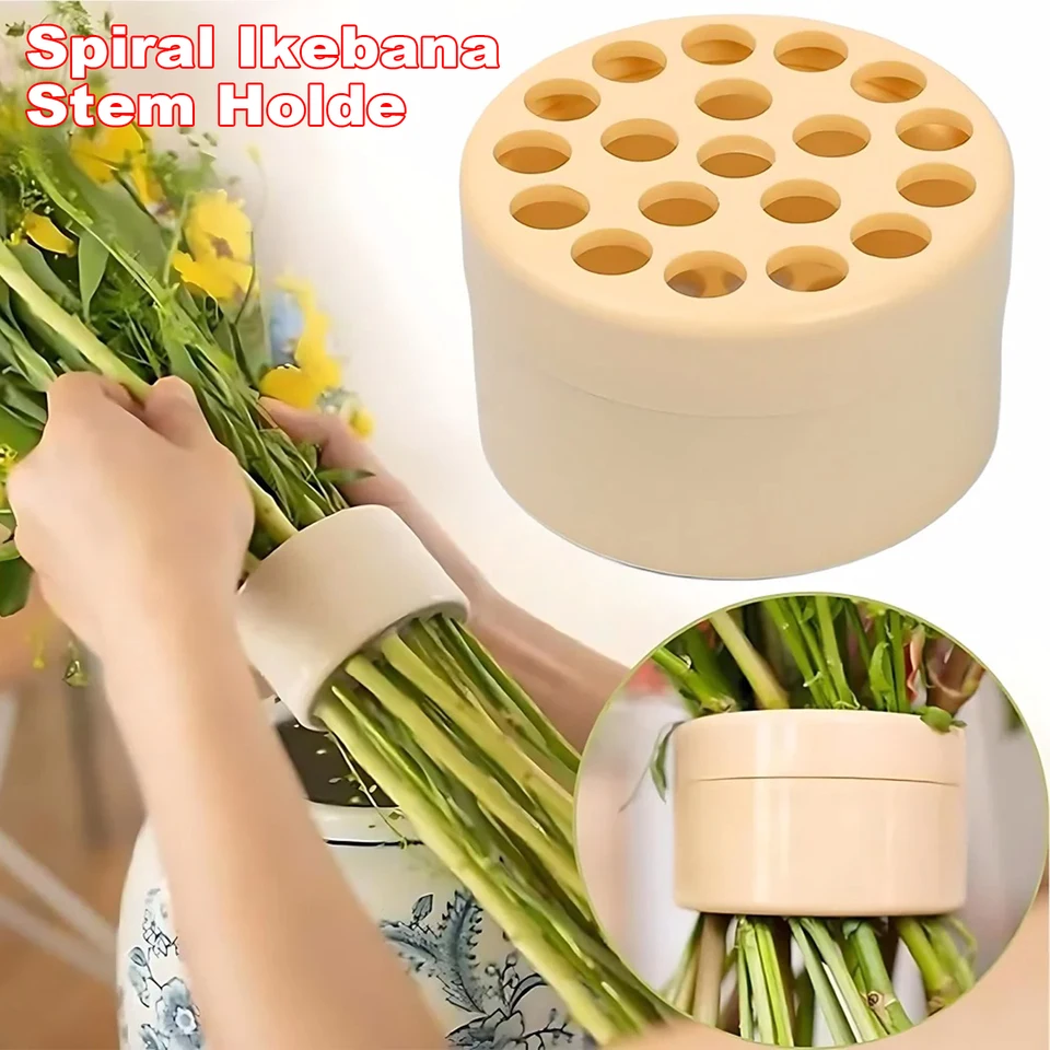 Supporto A Spirale Per Composizioni Floreali In Vaso, Accessorio Per Bouquet 3 Pezzi 87527587