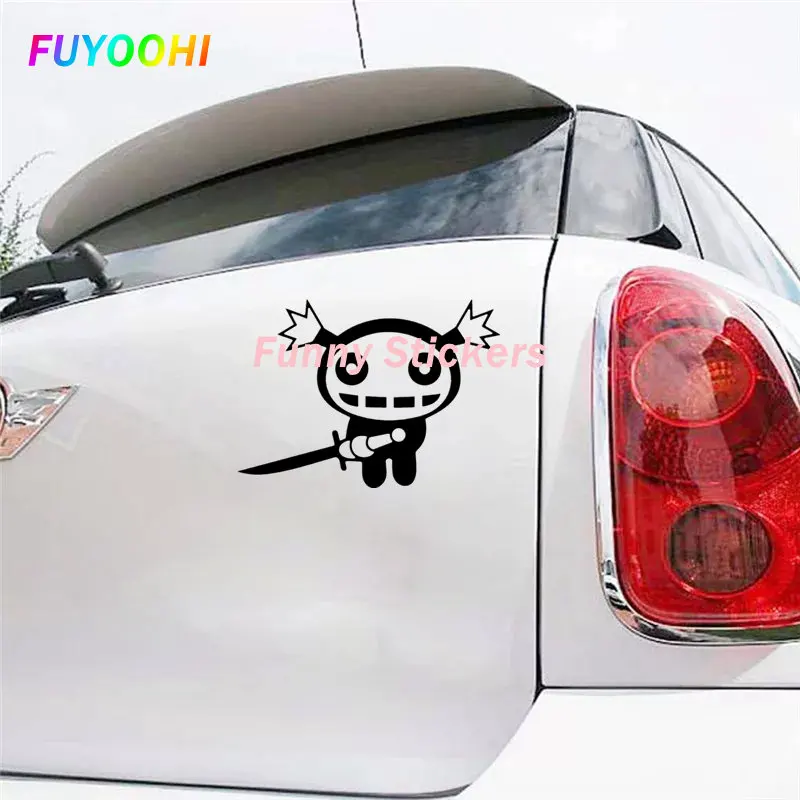 Fuyoohi Funny Sticker Pucca Car Sticker Vinyl Decal Car Bumper Lunotto Posteriore Moto Casco Tronco Laptop Campeggio Decalcomanie In Vinile