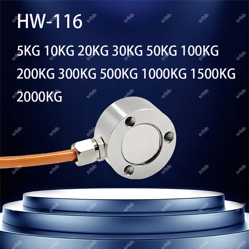 

Free Freight Miniature Pressure Point Load Gravity Sensor Small Size Weighing Force 5KG 10KG 20KG 30KG 50KG 100KG 1000kg 2000kg