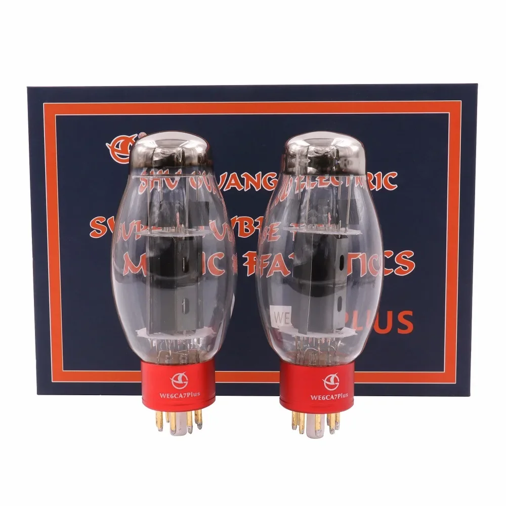 

2PCS/4PCS 6CA7 VACUUM TUBE Shuguang WE6CA7 Plus Electronic VALVE Tube for Vintage Audio Amplifier HiFi DIY Matched & Tested