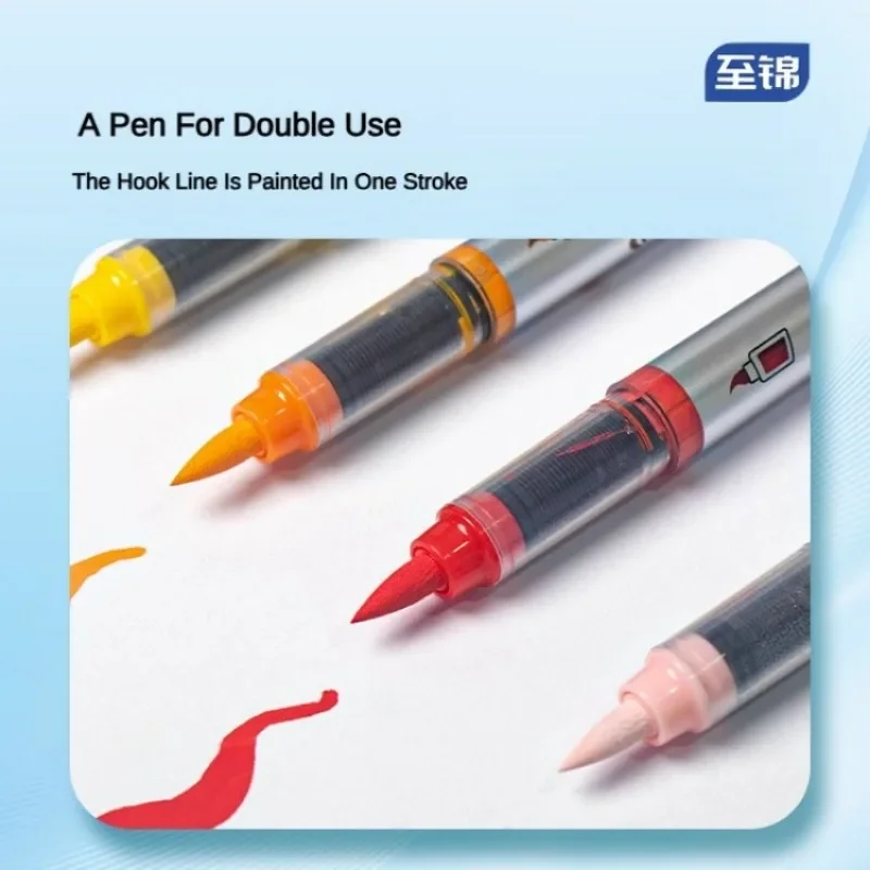 1 PC 84 Colors Direct-liquid Acrylic Art Markers Paint Pens Brush Tip Painting Art School Supplies Stationery
