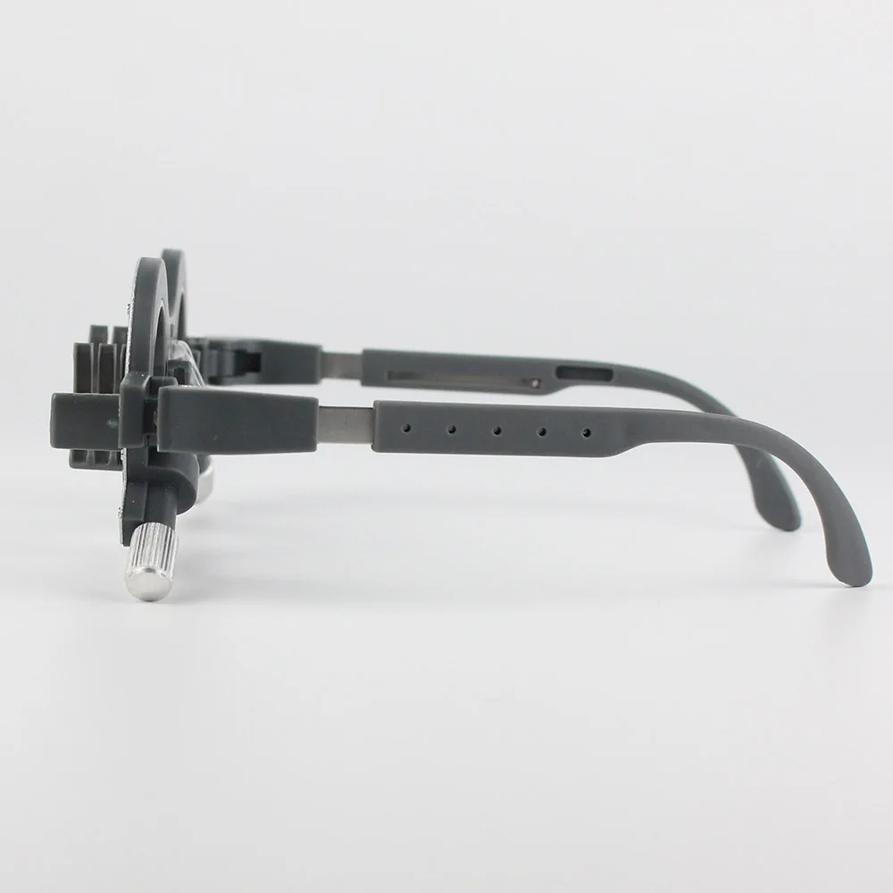 New Design TF-X Plastic Optical Trial Frame Set Ophthalmic Trial Lens Frame 52-70mm Optional Fixed PD Grey Color 1pc